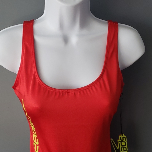 Forever 21 Red Speedo Swimsuit - Picture 4 of 8